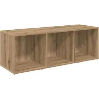 vidaXL Tv-meubelset 4 st Artisan Eiken Bewerkt hout