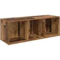 vidaXL Tv-meubelset 2 st Oud Hout Bewerkt hout