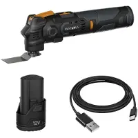 Batavia 12V Anti Vibratie Accu Multitool - Fixxpack 2.0 Set (incl. 2Ah accu & USB-C oplaadkabel)