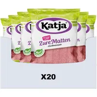 Katja 20x Zure Matten Aardbei 125 gr