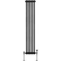 MonsterShop Traditionele 2-kolomsradiator - 1800 x 292 mm - Zwart
