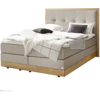 Hasena Pronto Alba boxspring bed eiken helder