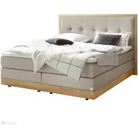 Hasena Pronto Alba boxspring bed eiken helder
