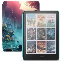 Amazon Kindle Colorsoft Kids (1e generatie)-2025 Fantasierivier Fantasy River, 16 GB, met kleurendisplay en frontverlichting met instelbare kleurtemperatuur