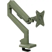 AROZZI Alzare Neo Monitor Arm - Gasveer - Kabelbeheer - Max 9kg - Bosgroen