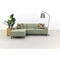 Van der Garde Tuinmeubelen Boavista Sunbrella loungebank chaise longue - Heritage leaf - 2-delig - rechts