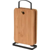 Excellent houseware Bamboe Snijplankenset - 22 x 14 cm, 6 stuks