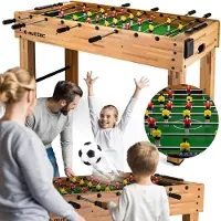 Outtec Tafelvoetbal, Voetbaltafel, Tafelvoetbalspel, Tafelvoetbaltafel, Tafel Voetbal - 22 Spelers - Doelteller - 2 Ballen - voor Kinderen en Volwassenen - 139 x 60 x 80 cm