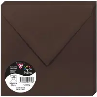 Clairefontaine Stuifmeel van enveloppe 165 mm, chocoladebruin