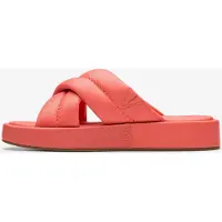 Clarks Alda Glide Koraal Leren Sandalen