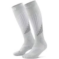 Cep Ski Touring Merino Socks Tall 3.0, skisokken, dames, lichtgrijs