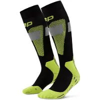 Cep Ski Touring Merino Socks Tall 3.0, skisokken, dames, zwart