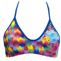 Turbo Surf And Flower Bikini Top Veelkleurig L Vrouw