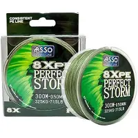 ASSO 8x Perfect Storm 300 M Gevlochten Vislijn