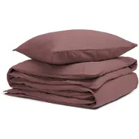 Yumeko Dekbedovertrek set Hennep/Katoen 140x220 Roze - Eco, Bio & Fairtrade
