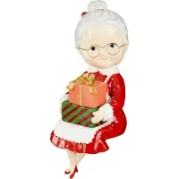 Mica Decorations Kerstfiguur Mrs Santa Rood 13 X 14,5 X 33