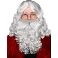 Maskworld Kerstman Baard & Pruik Deluxe - voor carnavalskostuum