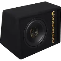 Phoenix Games Z10AB 10 inch active subwoofer gepoort incl kabels en bass regelaar / Auto bass subwoofer
