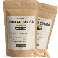Cupplement - Ginkgo Biloba Capsules 100 mg - Combipack 120 St
