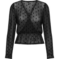 ONLY Onljuliet Top Dames Zwart M