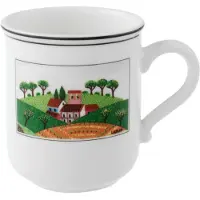 Villeroy & Boch 6x Villeroy & Boch Ontwerp Naif, Kopje, Veelkleurig