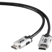 Speaka Professional SP-6344128 HDMI-kabel HDMI Aansluitkabel HDMI-A-stekker 1.00 m Zwart 4K UHD, Audio Return Channel (ARC), Vergulde steekcontacten