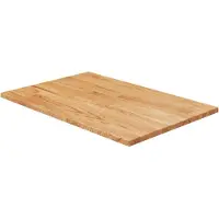 vidaXL Wastafelblad 60x40x1,5cm behandeld massief hout lichtbruin