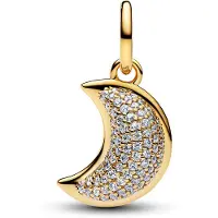 Pandora Sprankelende Halve Maan Hangende Bedel Verguld Dames 764275C01