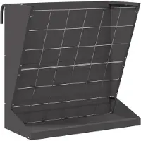 vidaXL Hooihouder Zwart 71 x 33 x 70 cm Koudgewalst Staal
