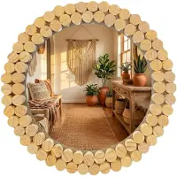 Tutumi Lustro Ścienne Boho 36cm Klna-mr01