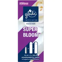 Glade 12x Luchtverfrisser Mini Spray Navulling Superbloom 10 Ml