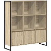 vidaXL Boekenkast 99,5 x 30 x 108 cm Bewerkt hout Sonoma