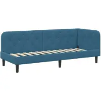 vidaXL Hoekbankframe, blauw, 80 x 200 cm, fluweel