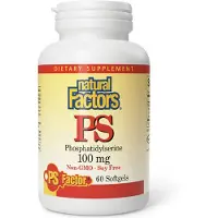 Natural Factors - PS Fosfatidylserine 100 mg, 60 zachte capsules