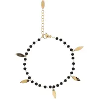Gaya Armband goud / zwart