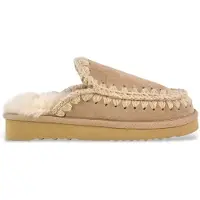 Mou Dames Bruine Eskimo Leren Klompen (40), Leer, Plat, Geen, Casual MU.FW101125A