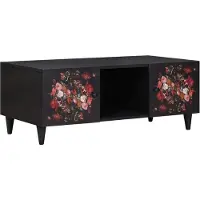 vidaXL Salontafel Multikleur 100 x 54 x 40 cm Massief Mango Hout