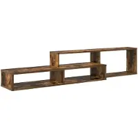 vidaXL Wand TV Stand 150 x 25 x 28,5 cm Bewerkt hout