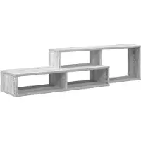 vidaXL Wand TV Stand 120 x 25 x 28,5 cm Bewerkt hout
