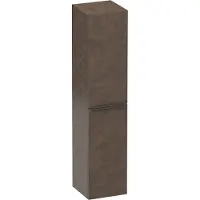 Brauer Elevate Hoge Kast 160x35x35cm MFC Voor Opbouwgreep - Erosion - Badkamermeubels, Kolom- En Zijkasten, Hoge Kasten - 8720724555762