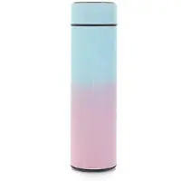 LONGZIMING -Multifunctionele RVS Waterfles 500ML – Vacuümgeïsoleerd met Temperatuurweergave – Lekvrij, Draagbaar en Stijlvol Sportdesign