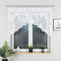 Markizeta KAJA Serie - Kant-en-klare Jacquard Gordijn - 250x100 cm - Wit