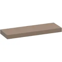 Brauer Creek Topblad Vrijhangend 139,4x50cm - MDF - Mat Mokka - Badkamermeubels, Wastafelbladen - 8720724562586