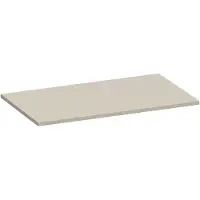 Brauer Ocean Slim Topblad 80,6x46cm - MDF - Mat Beige - Badkamermeubels, Wastafelbladen - 8720724559890