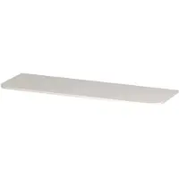 Ink Concept R Topplaat Gelakt Tbv Afgeronde Onderkast - 140x45cm - Mat Wit - Badkamermeubels, Wastafelbladen - 8718835408121