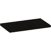 Brauer Ocean Medium Topblad 80,6x46cm - MFC - Timber Black - Badkamermeubels, Wastafelbladen - 8720724561381