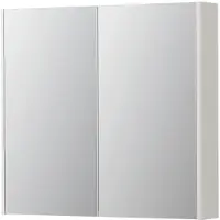 Ink Concept R SPK2 Spiegelkast 2 Deuren - 80x74cm - Mat Wit - Spiegels, Spiegelkasten - 8718835662981