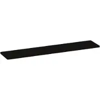 Brauer Ocean Medium Topblad 220,4x46cm - MFC - Timber Black - Badkamermeubels, Wastafelbladen - 8720724561442