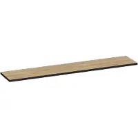 Brauer Ocean Edge Topblad 240,2x46cm - MFC - Sunlit - Badkamermeubels, Wastafelbladen - 8720724562173
