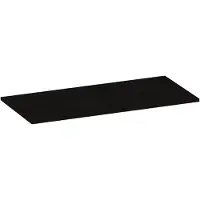 Brauer Ocean Slim Topblad 99,6x46cm - MFC - Timber Black - Badkamermeubels, Wastafelbladen - 8720724560353